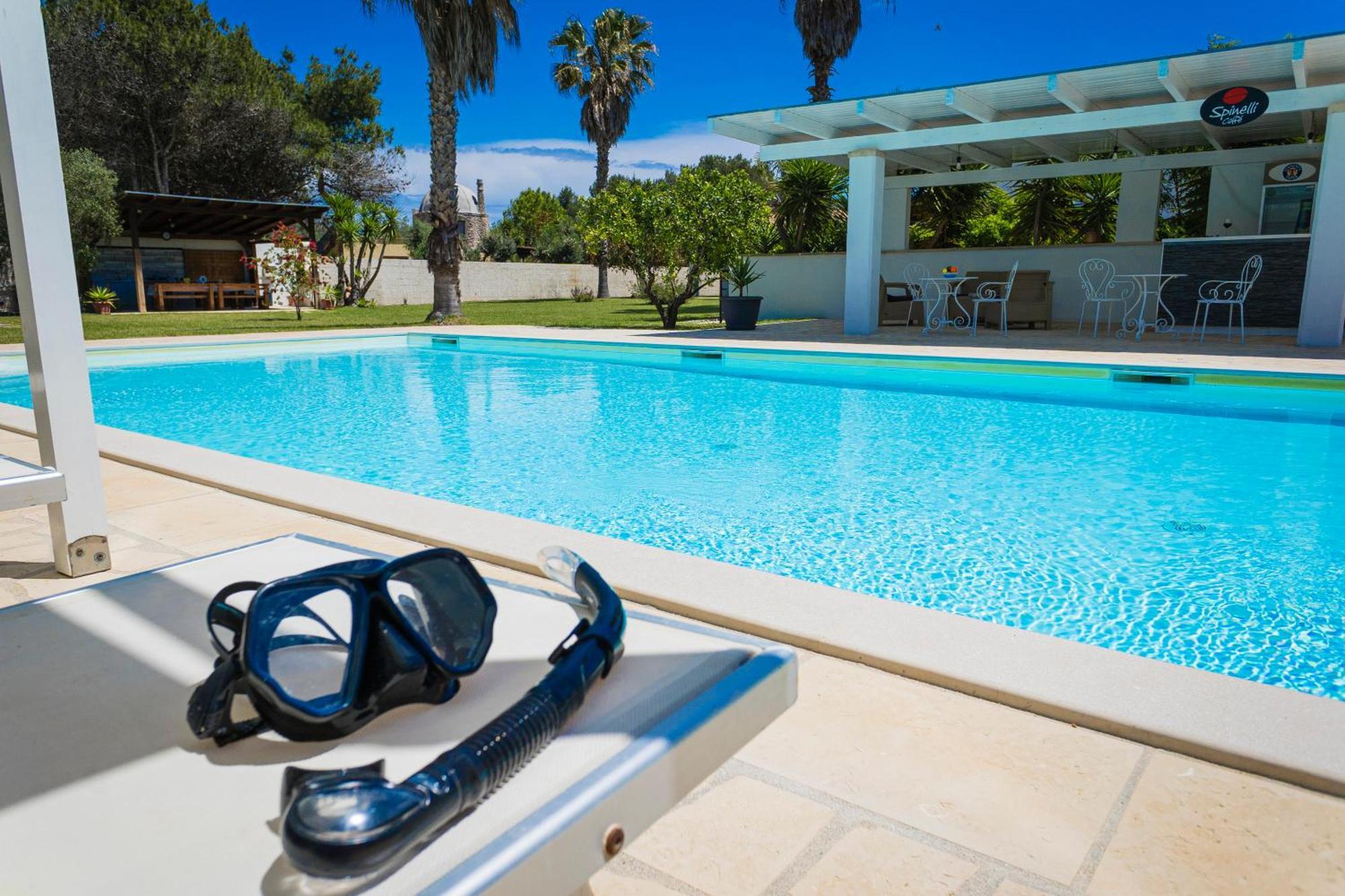Villa El Capitano With Garden And Pool - Happy Rentals Muro Leccese Exterior foto