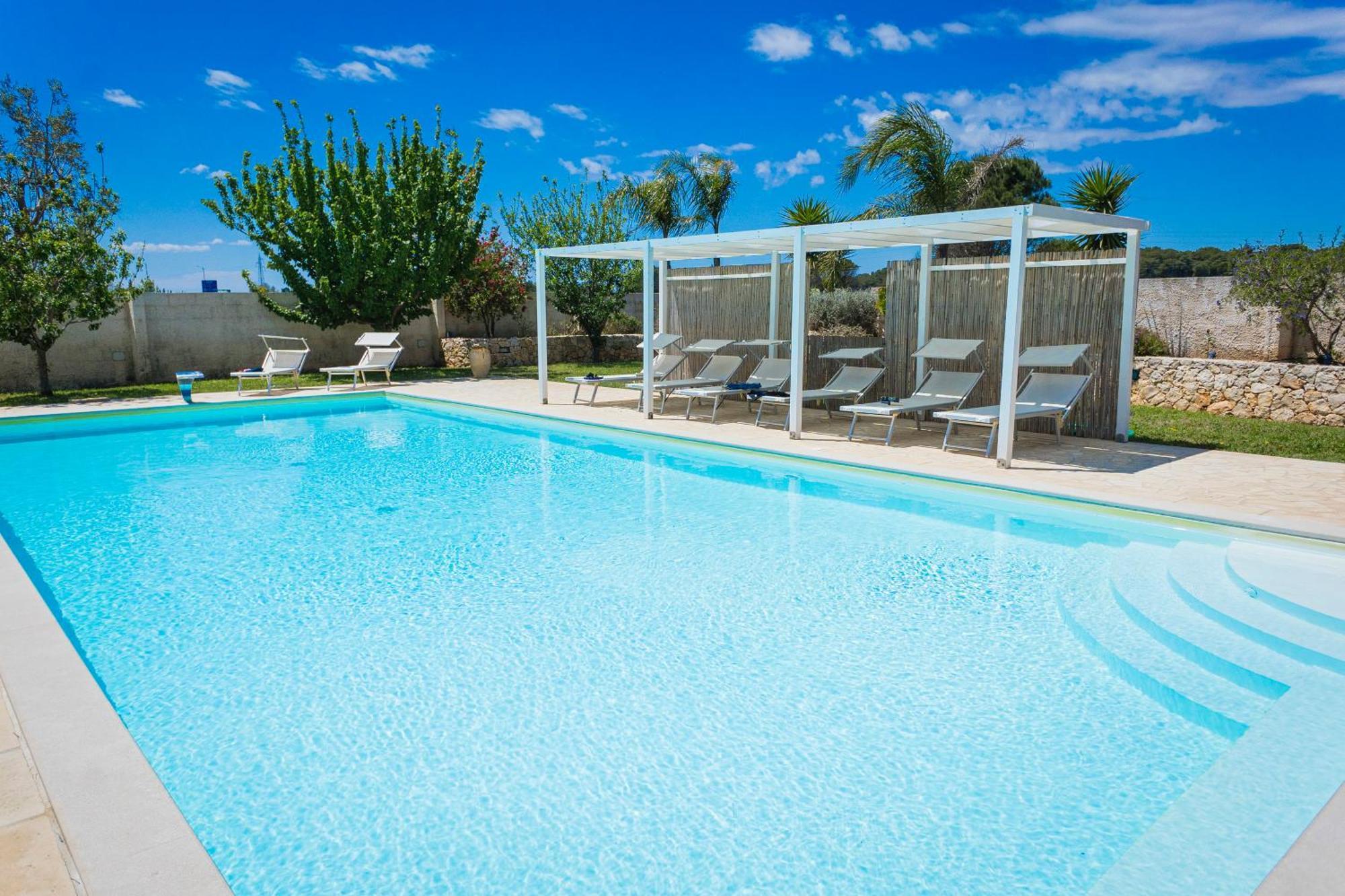 Villa El Capitano With Garden And Pool - Happy Rentals Muro Leccese Exterior foto